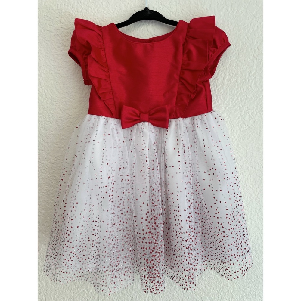 Mia & Mimi 18 month red & white dress. Excellent condition!